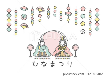 女兒節 女兒節插圖 121855064