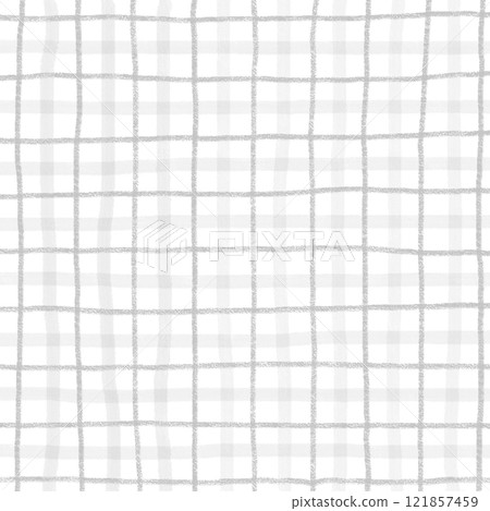 Gray Plaid Gingham Hand Drawn Background Pattern Overlay Gray Plaid Gingham Hand Drawn Background Pattern Overlay 121857459