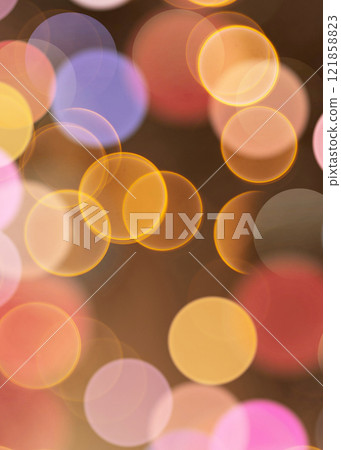 Bokeh background perfect for Holidays, Christmas, New Year, Festive and various desing works 121858823