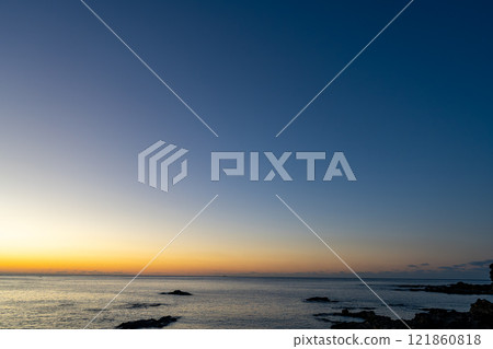 First sunrise of the year 2025 from Susami Town, Wakayama Prefecture First sunrise of the year 2025 from Susami Town, Wakayama Prefecture 121860818