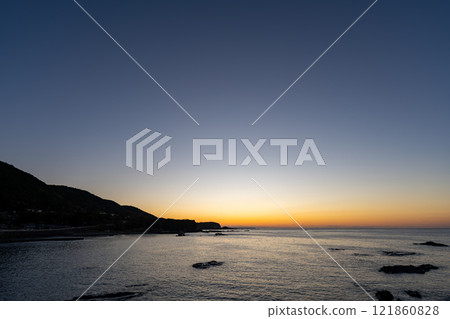 First sunrise of the year 2025 from Susami Town, Wakayama Prefecture First sunrise of the year 2025 from Susami Town, Wakayama Prefecture 121860828