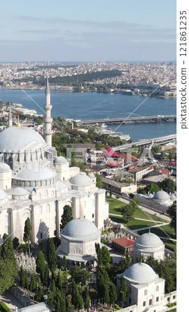 Istanbul Golden Horn aerial view Istanbul Golden Horn aerial view 121861235