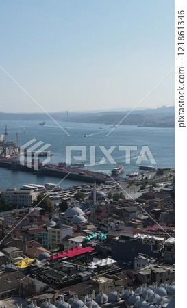 Istanbul Suleymaniye Mosque Dome Aerial Istanbul Suleymaniye Mosque Dome Aerial 121861346