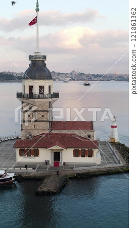 Maiden's Tower istanbul aerial view Maiden's Tower istanbul aerial view 121861362