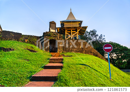 Fort Ceperou, a historic landmark in Cayenne, French Guiana 121861573