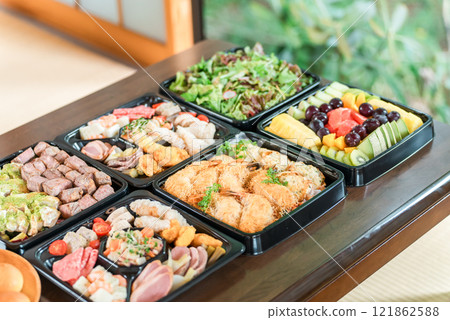 Japanese cuisine catering, kaiseki cuisine, kappo cuisine, catering (ryokan) 121862588