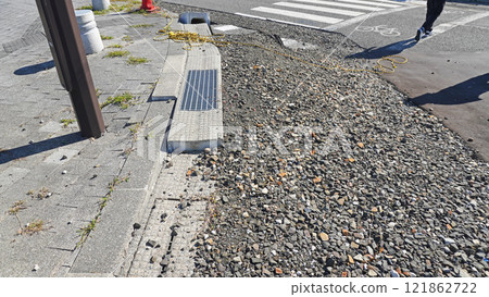 Damage caused by the Noto Peninsula earthquake (Wajima city, Ishikawa prefecture) 121862722