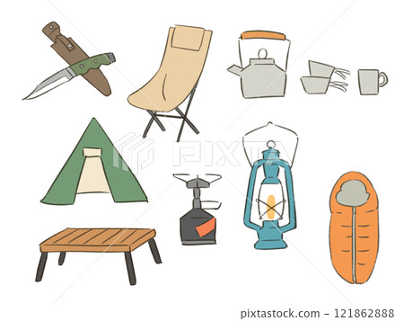 Camping equipment 121862888