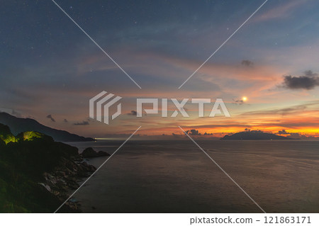 日落～神居住的島嶼～近海阿爾卑斯山屋久島（夏季） 121863171