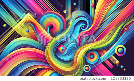 Abstract colorful background and texture. 121863320