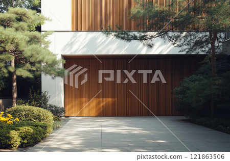 Residential image: Modern detached house 121863506