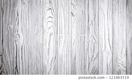 Wood grain background material Wood deck Wood grain White AI generated material Vertical grain 121863519