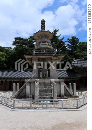 Dabotap Pagoda at Bulguksa Temple, Gyeongju, South Korea Dabotap Pagoda at Bulguksa Temple, Gyeongju, South Korea 121863960