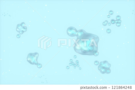 flowing, biological, metaball 121864248