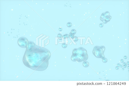 flowing, biological, metaball 121864249