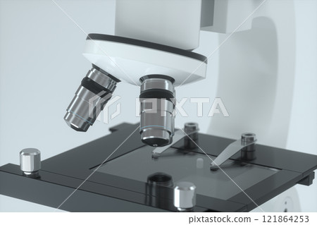 white, researching, illustration 121864253