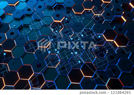 information, space, connection 121864265