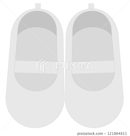 A type of indoor shoes commonly used in school life 121864811