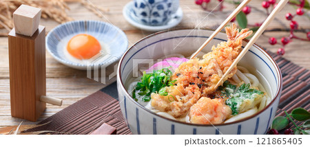 天婦羅烏冬面 121865405