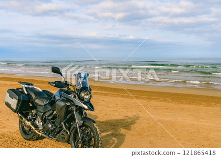 sea and bike sea and bike 121865418