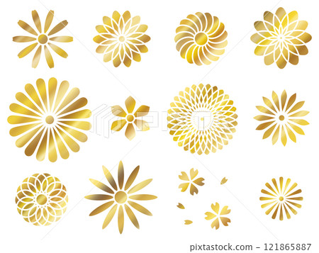 Flower stencil set C 121865887