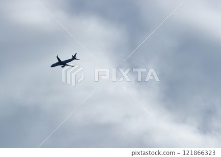 Osaka International Airport JAL Airplane Takeoff Sky Park Osaka International Airport JAL Airplane Takeoff Sky Park 121866323