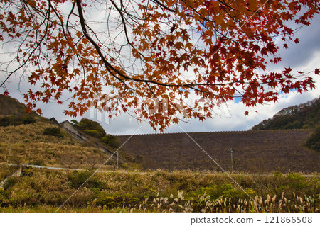 大壩湖和里山的秋天 大壩湖和里山的秋天 121866508