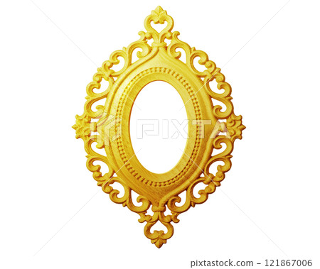 Decorative Oval Picture Frame 121867006