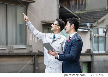 商人西裝工作服2人 121867469