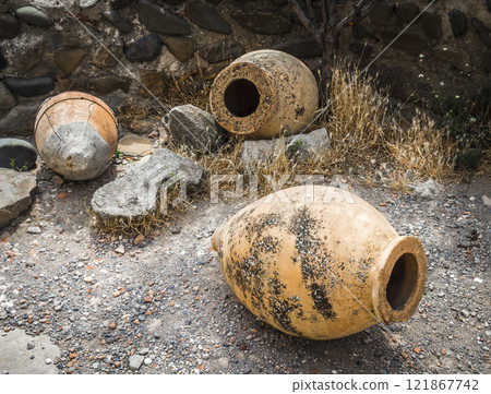 Large earthenware jars 121867742