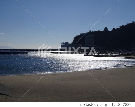 Atami coast in winter Atami coast in winter 121867825