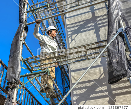 Roof repair work for detached houses Roof repair work for detached houses 121867877