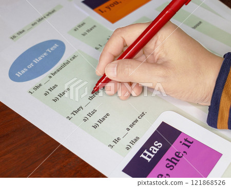 English grammar test sheet English grammar test sheet 121868526