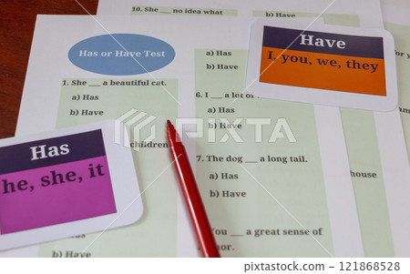 English grammar test sheet 121868528