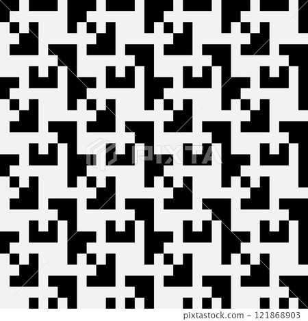 Pixel art seamless pattern. Art deco. Geometric. elegant background. Beautiful texture for wallpaper, wrapping, fashion, fabric, card, print Pixel art seamless pattern. Art deco. Geometric. elegant background. Beautiful texture for wallpaper, wrapping, fashion, fabric, card, print 121868903