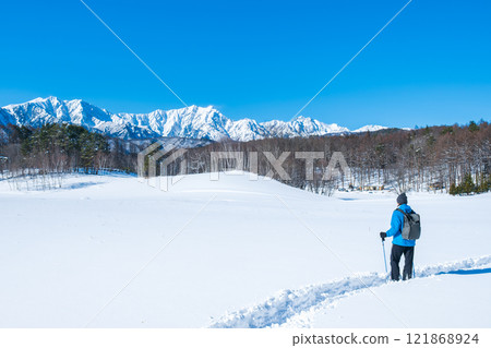 冬季中山高原雪地徒步 冬季中山高原雪地徒步 121868924