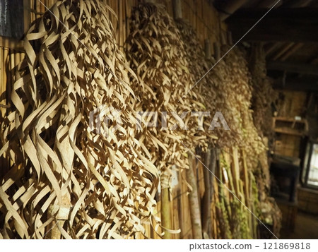 Altar in an Ainu home Altar in an Ainu home 121869818