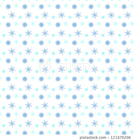 cute snowflake pattern 121870206
