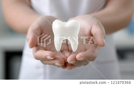 Dental innovation: dentist utilizing digital tools for internet consultations, bookings, integrating technology in dental treatments with 3D modeling, x-ray imaging, enhancing patient experience care. Dental innovation: dentist utilizing digital tools for internet consultations, bookings, integrating technology in dental treatments with 3D modeling, x-ray imaging, enhancing patient experience care. 121870368