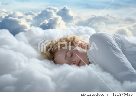 World Sleep Day: restful slumber, peaceful night, serene dreams, mental rejuvenation, quiet rest, sleep hygiene, calm atmosphere, tranquil cycle, serene environment. 121870456