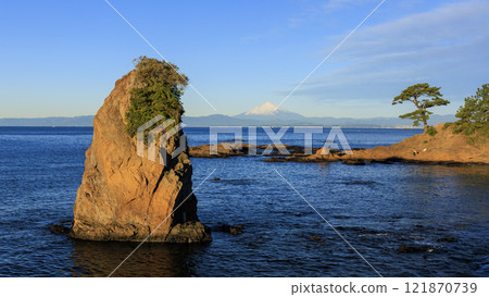 橫須賀市立石公園的冬天 121870739