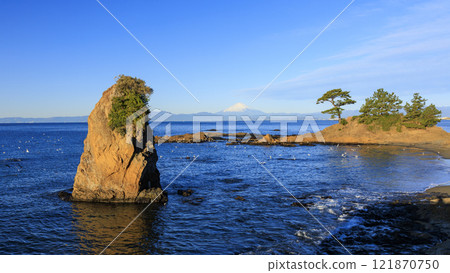Winter at Tateishi Park, a scenic spot in Yokosuka City 121870750