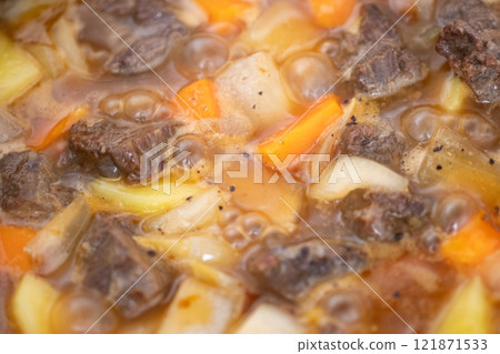 Stewing venison curry (stock photo) Stewing venison curry (stock photo) 121871533