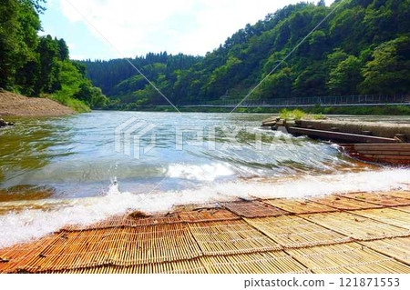 Roadside Station Shirataka Yana Park Ayu Teahouse Mogami River Shirataka Town 121871553
