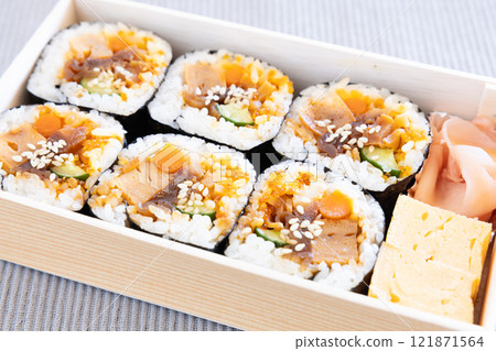 美味的壽司，厚卷 121871564