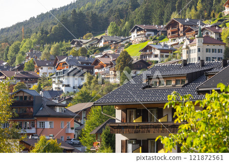 Ortisei. Dolomites Val Gardena, South Tyrol, Italy Ortisei. Dolomites Val Gardena, South Tyrol, Italy 121872561