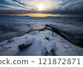 Mountain peak of Ogigatake 121872871