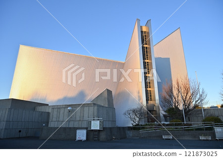 St. Mary's Cathedral, Tokyo in the evening St. Mary's Cathedral, Tokyo in the evening 121873025