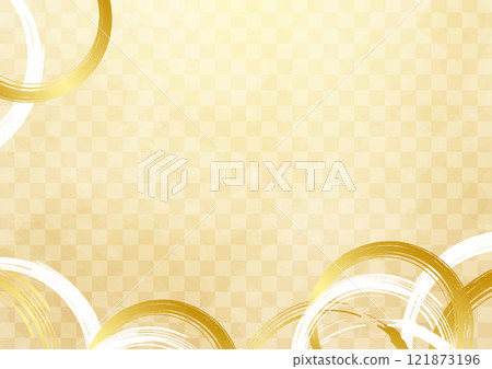 Beautiful Japanese pattern background material 4 of Japanese style Japanese paper with gold brush strokes Beautiful Japanese pattern background material 4 of Japanese style Japanese paper with gold brush strokes 121873196