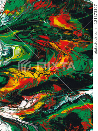 Green flame Green flame 121873397